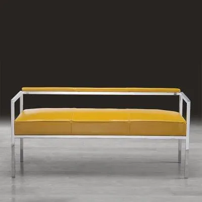 Beverly Leather Bench image