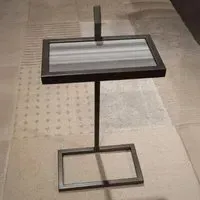 Billy Rectangular Accent Table - Marble