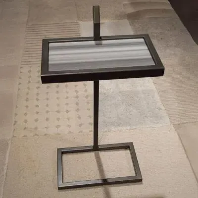 Billy Rectangular Accent Table - Marble image