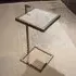 Billy Square Accent Table - Marble