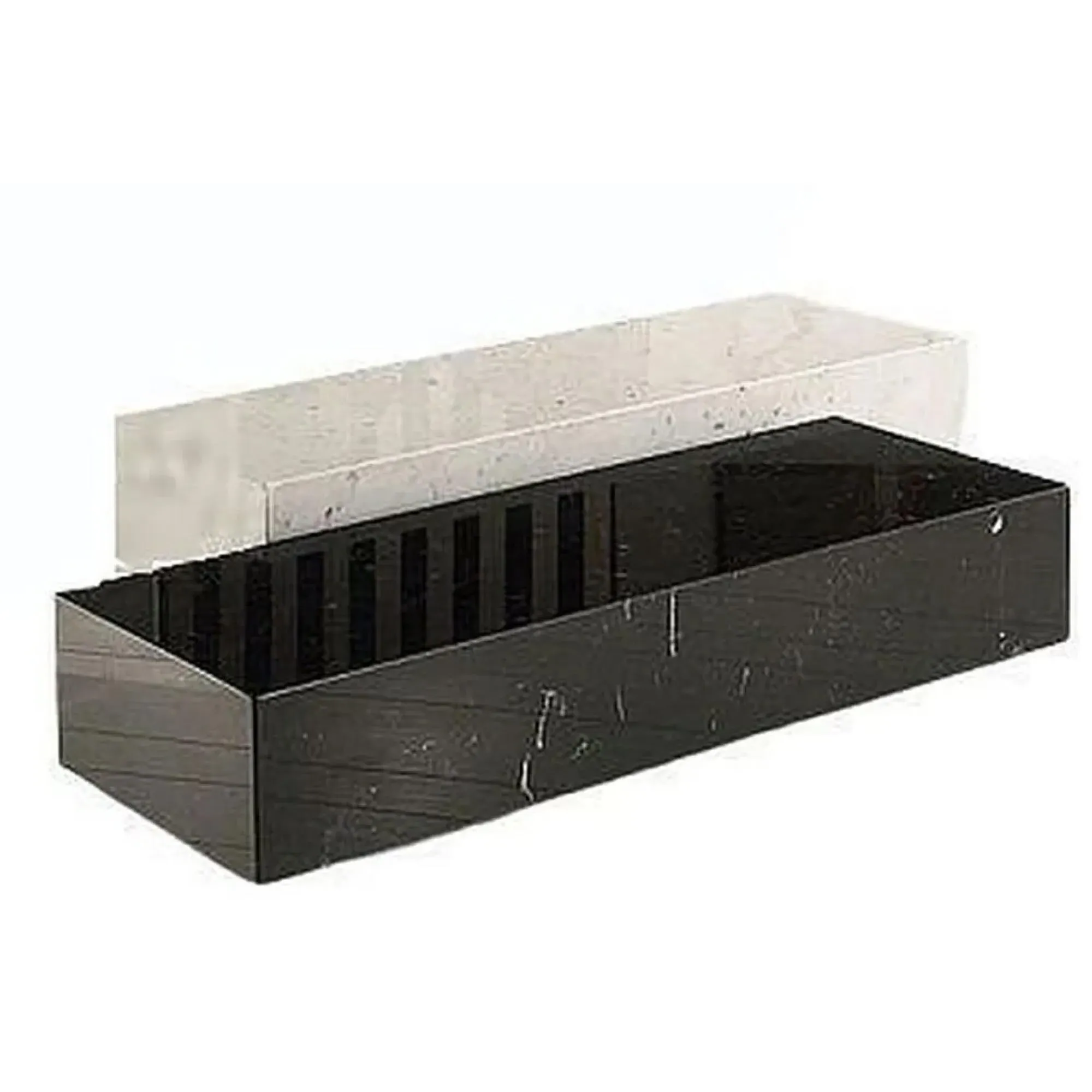 Box Marble Coffee Table on Casters