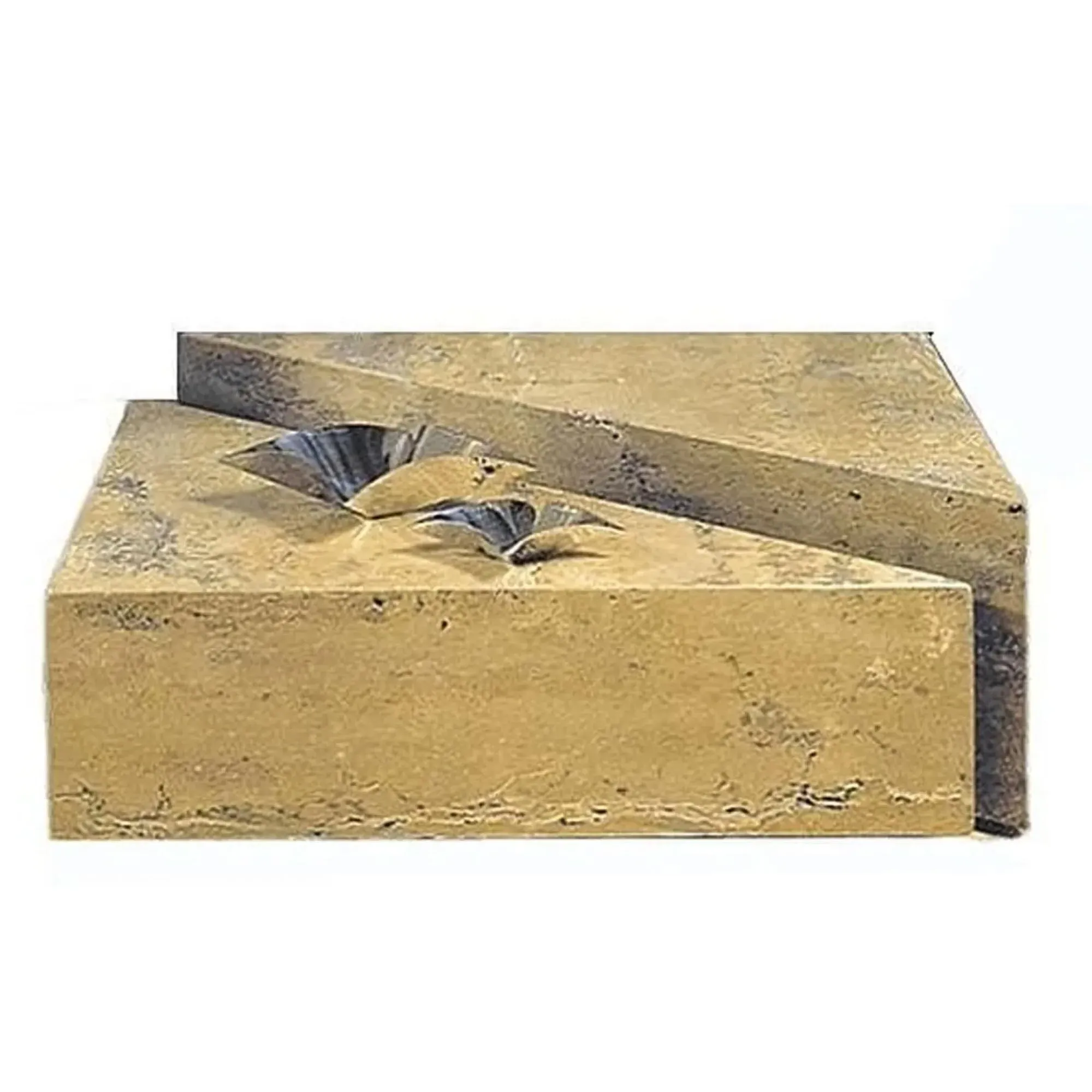 Box Marble Hi-Lo Coffee Table on Casters