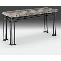 Brooklyn Marble Occasional Table with Metal Base