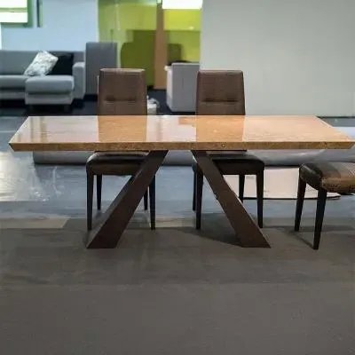 Butterfly Dining Table - Marble, Wenge Wood image