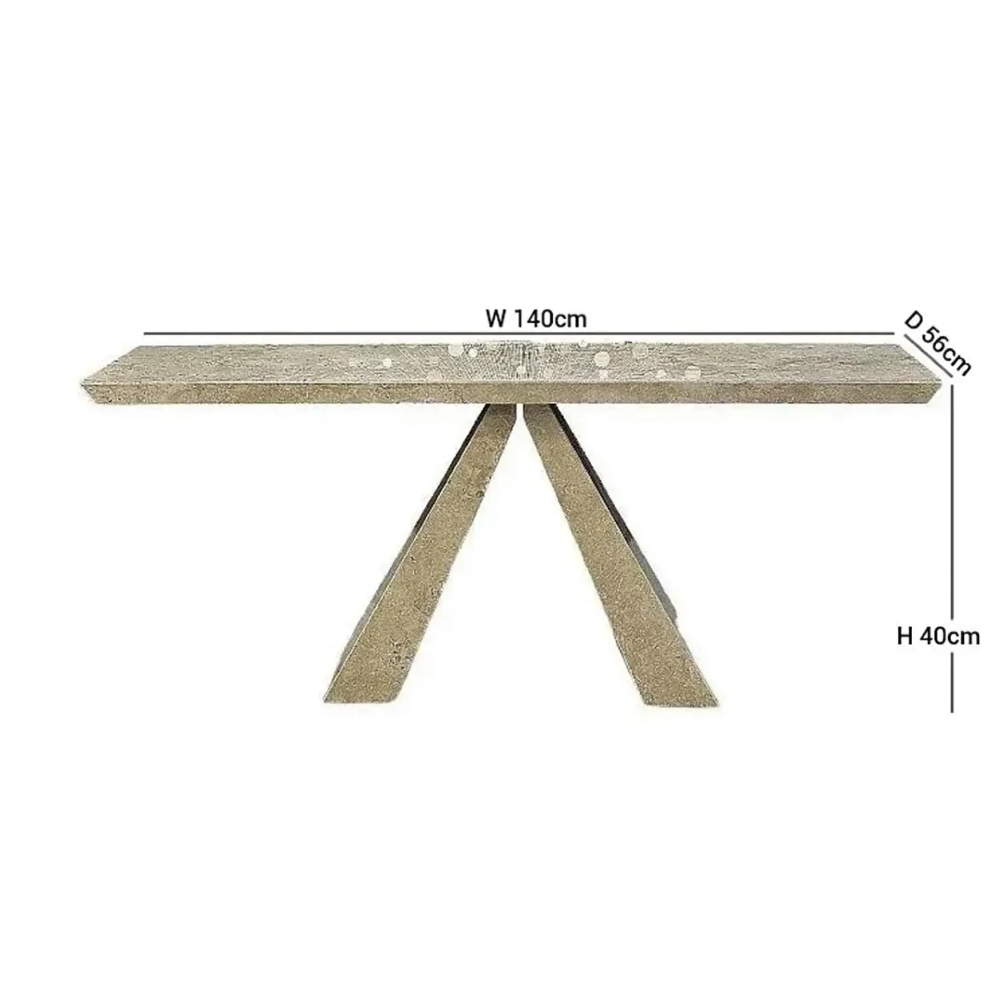 Butterfly Occasional Table - Marble