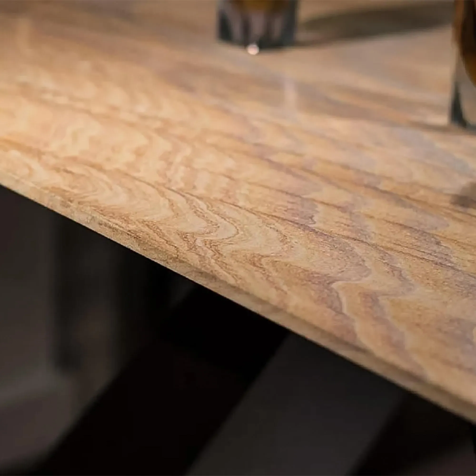 Butterfly Occasional Table - Marble, Wenge Wood