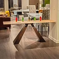 Butterfly Occasional Table - Marble, Wenge Wood