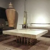 Cage Occasional Table - Marble, Metal