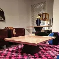 Clepsy Marble Occasional Table - Wenge Wood