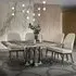 Daytona 8 Seater Square Pedestal Dining Table - Marble