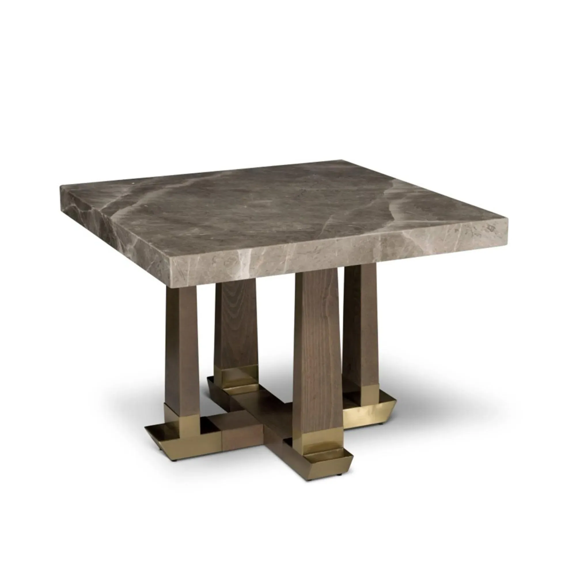 Daytona Lamp Table - Marble, Wood