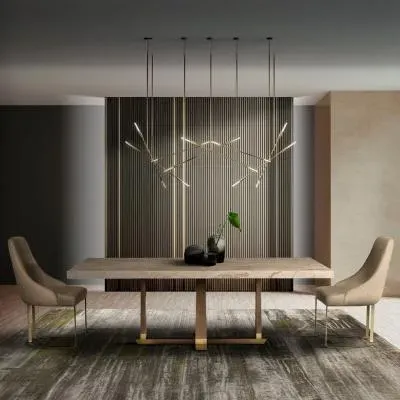 Daytona Marble Pedestal Dining Table