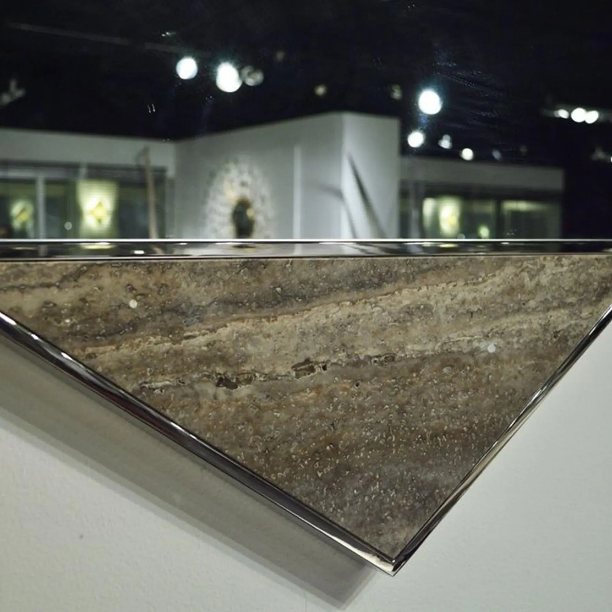 Diamond Wall Mirror - Marble