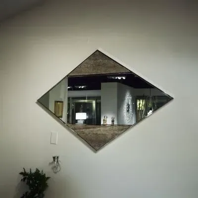 Diamond Wall Mirror - Marble image