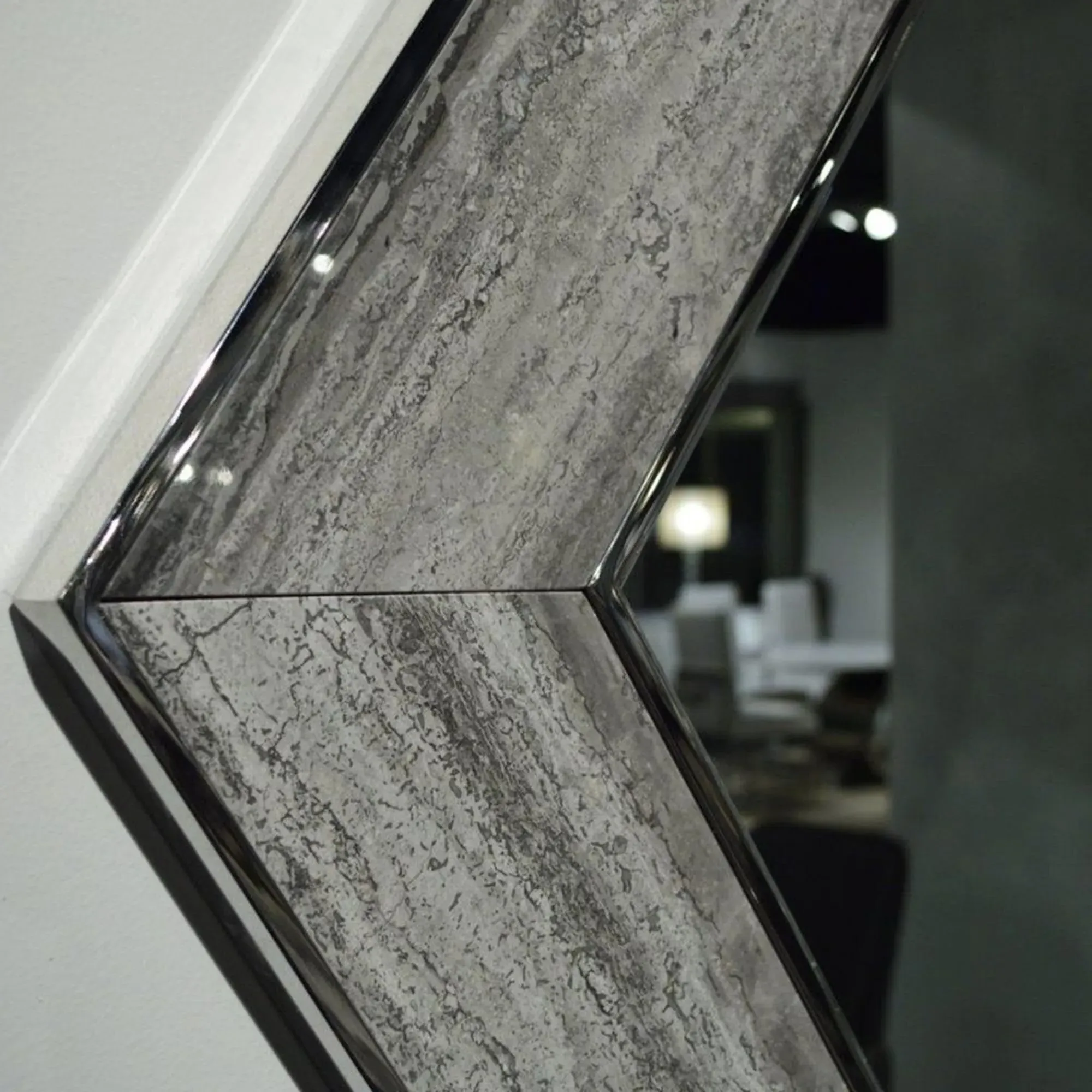 Ego Wall Mirror - Marble