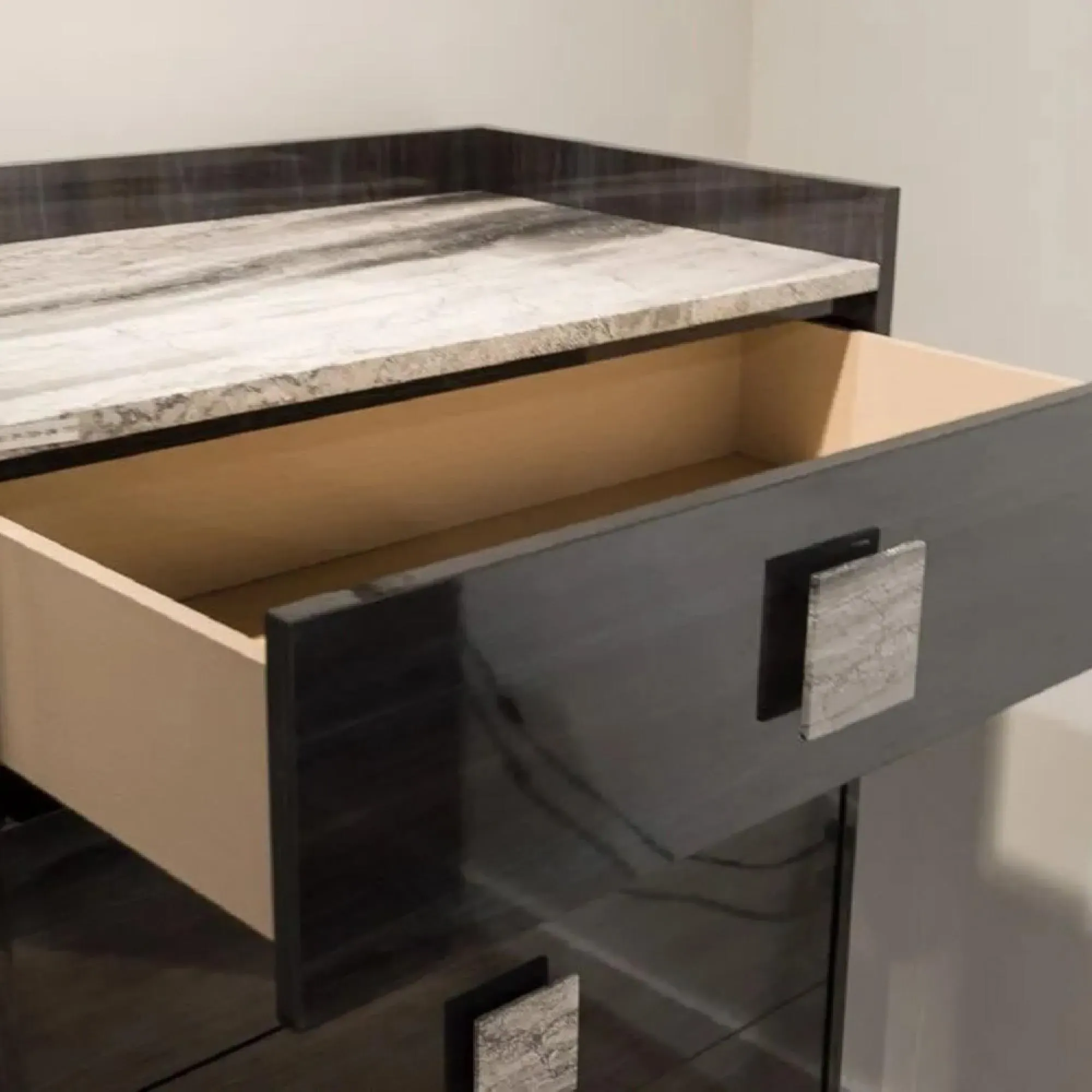 Elliot 5 Drawer Tall Chest - Marble, Wood