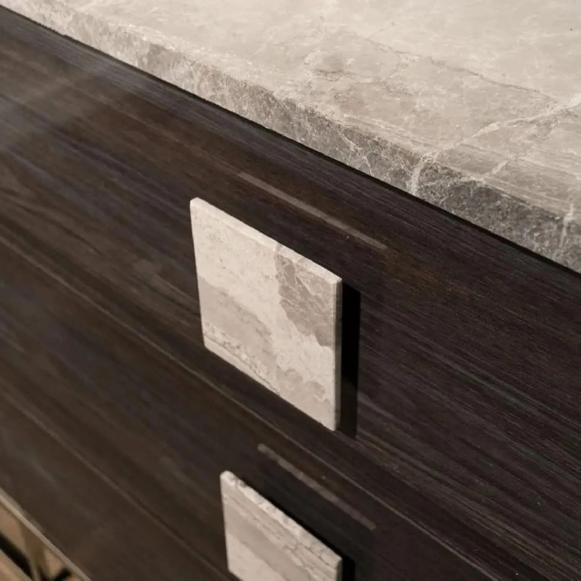 Elliot 6 Drawer Wide Chest - Marble, Wood