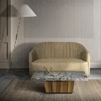 Empire Occasional Table - Marble, Wood