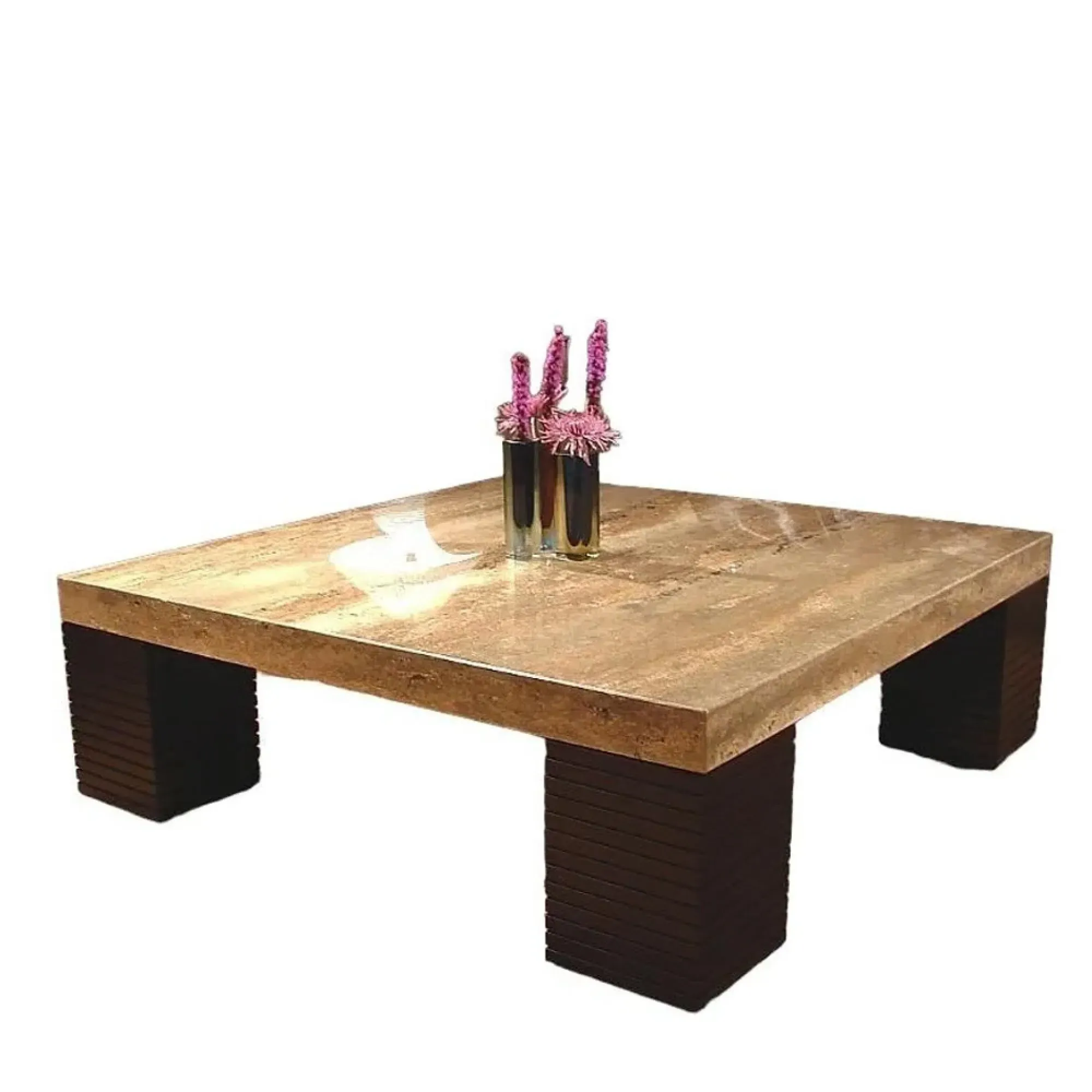 Espresso Large Occasional Tables - Marble, Wenge Wood