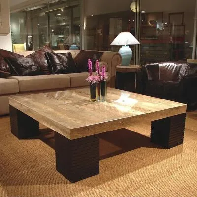 Espresso Large Occasional Tables - Marble, Wenge Wood image