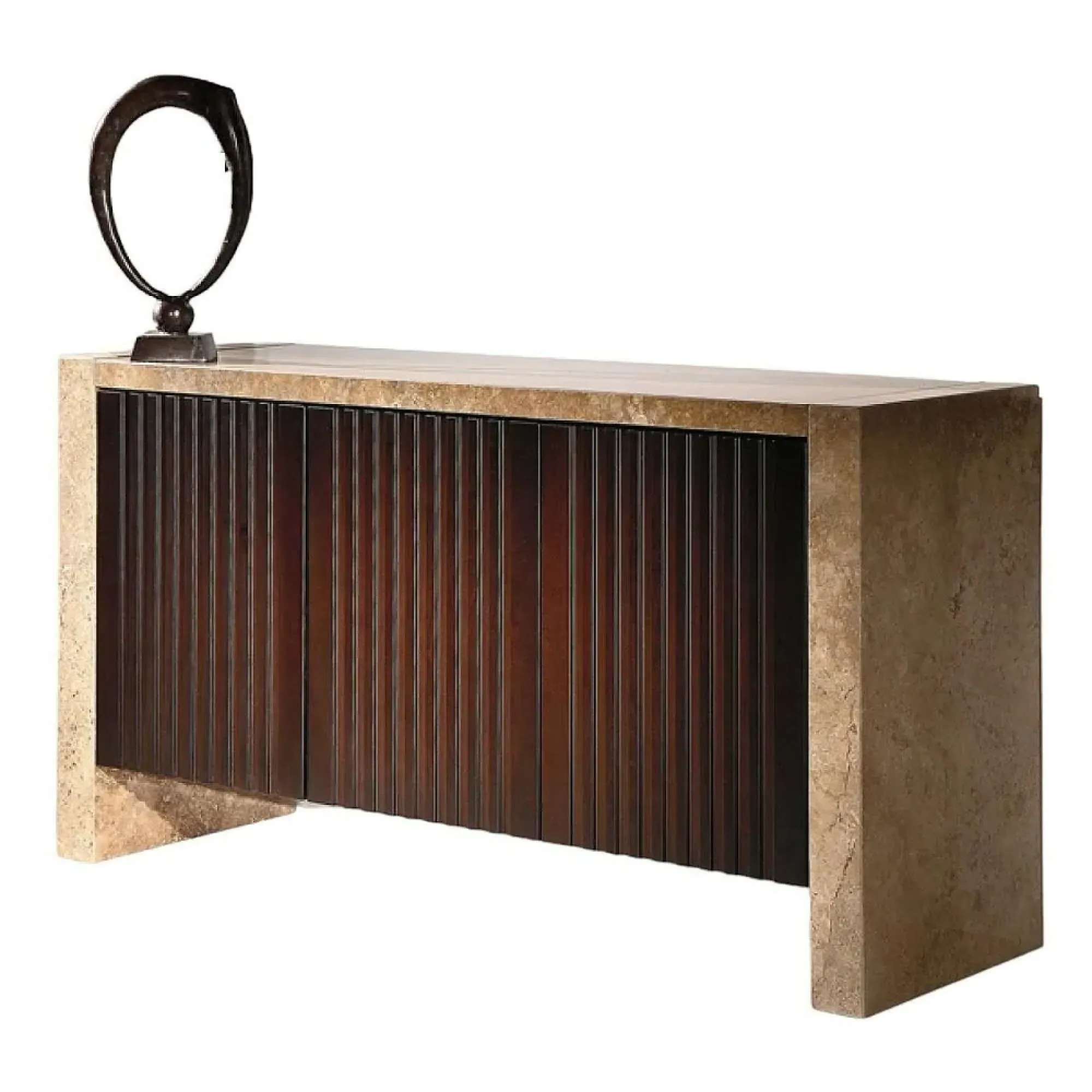 Espresso Medium Sideboard - Marble, Wood