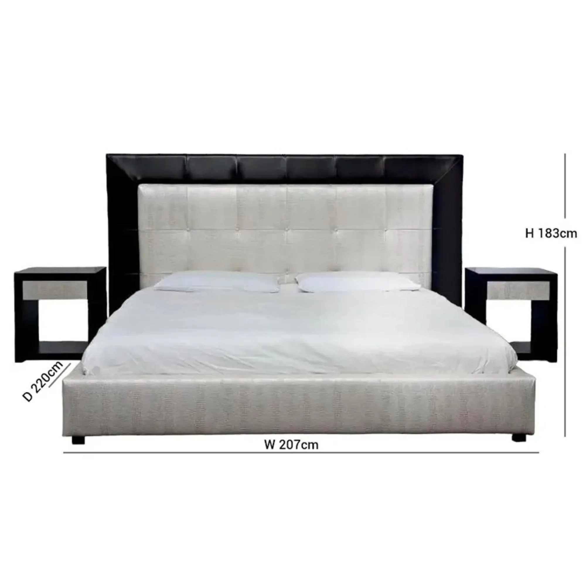 Excelsior Leather Bed