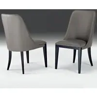 Flavia Nabuk Leather Dining Chair