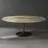 Flute Occasional Table - Marble, Metal