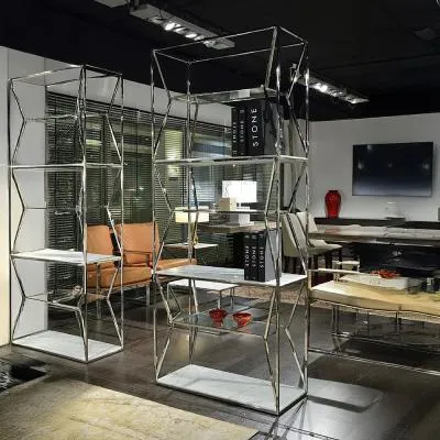 Ginza Etagere Shelving Unit - Marble, Glass image