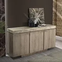 Goya 3 Door Sideboard - Marble Top