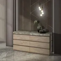 Goya 6 Drawer Dresser - Marble Top