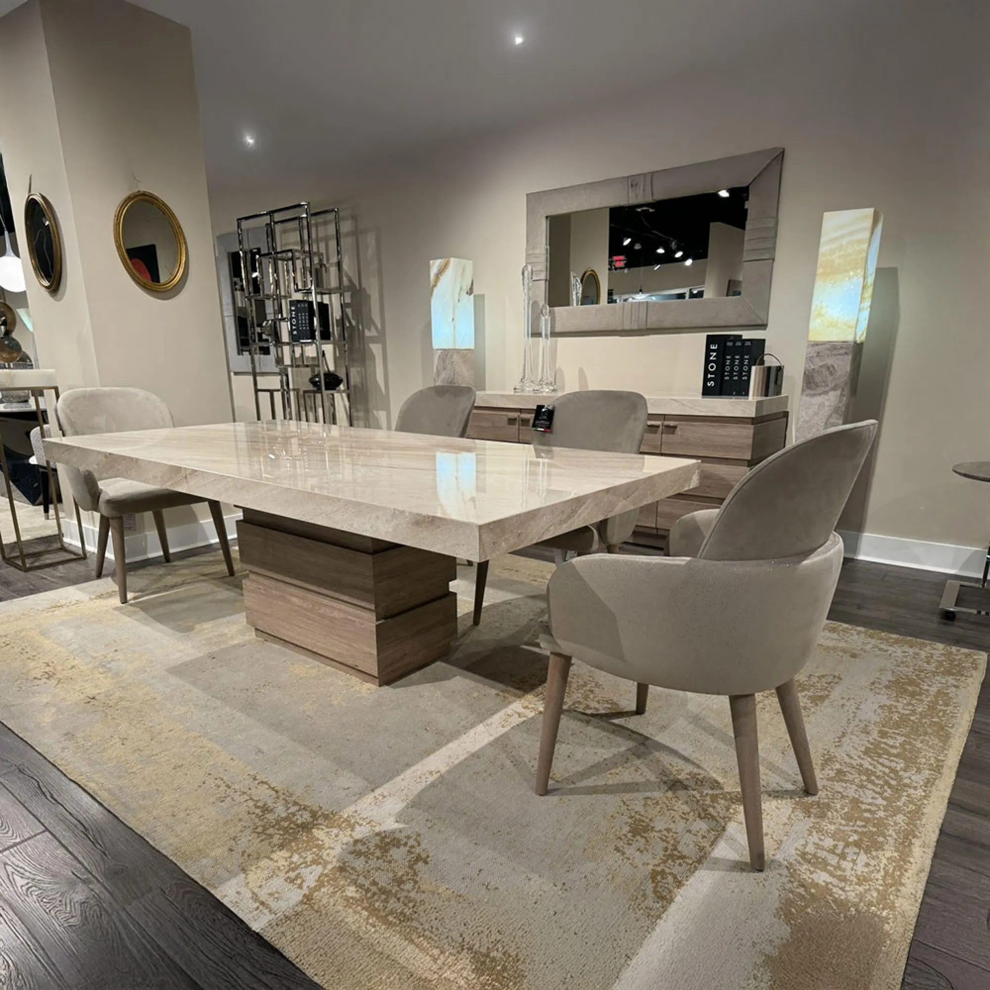 Goya Dining Table - Marble