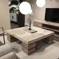 Goya Square Coffee Table - Marble