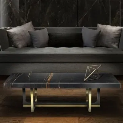 Harry Occasional Table with Metal Base - Marble image