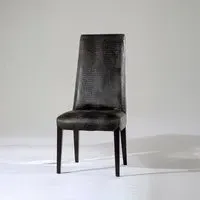 Juliette Leather Dining Chair with Wenge Legs