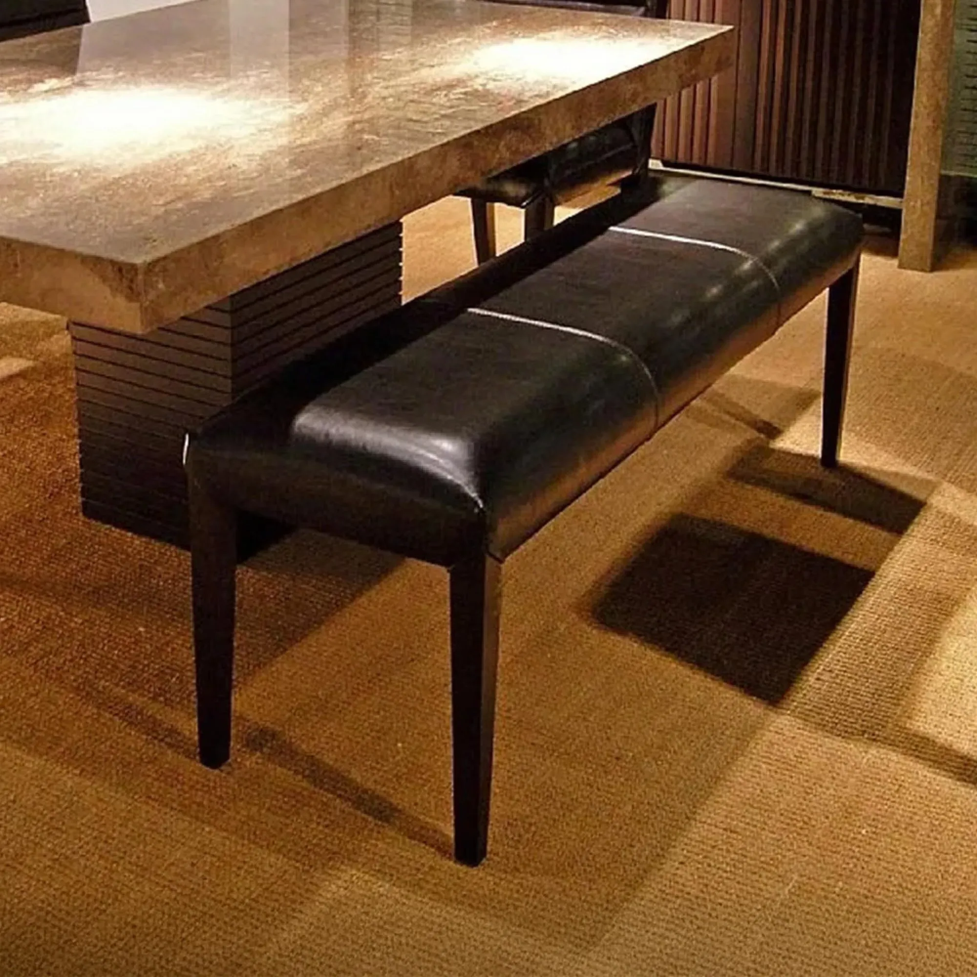 Juliette Nabuk Fabric Dining Bench