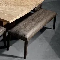 Juliette Nabuk Fabric Dining Bench