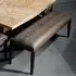 Juliette Nabuk Fabric Dining Bench