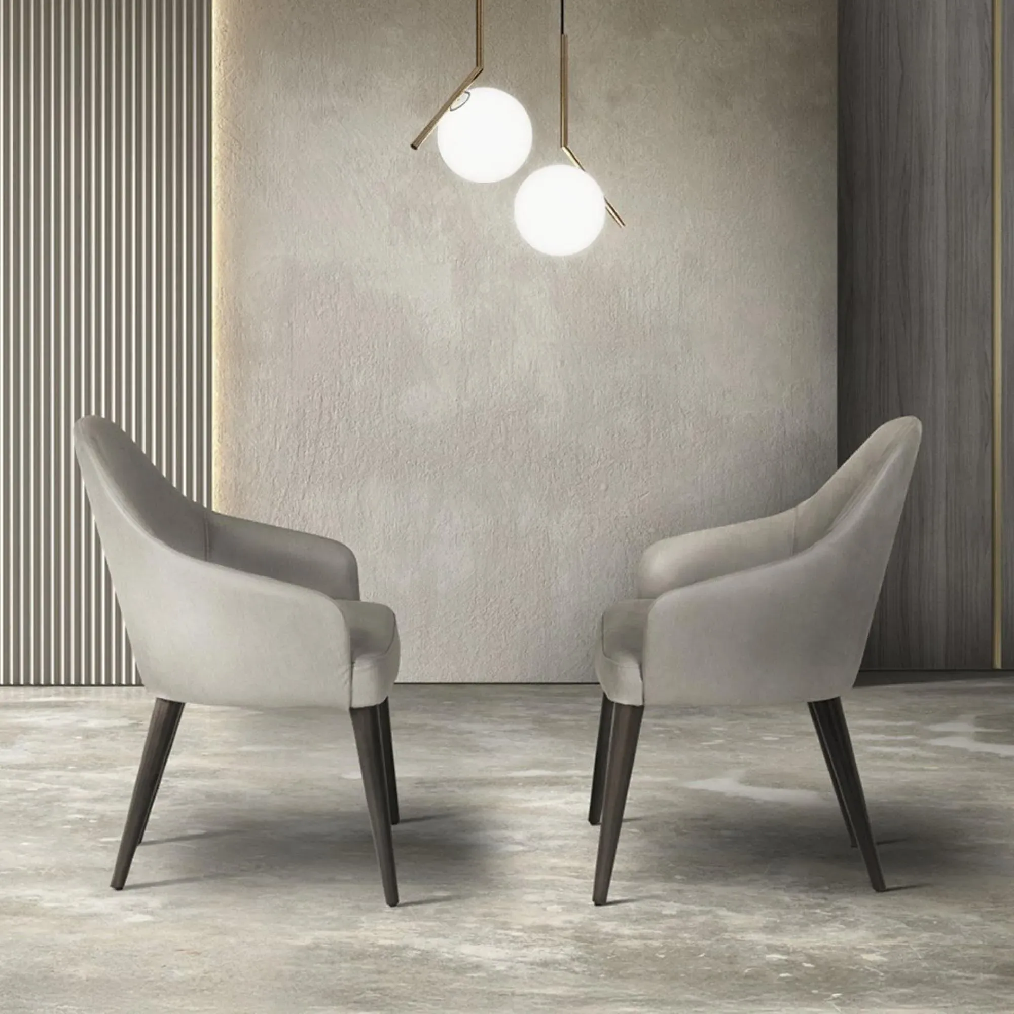 Linda Leather Dining Armchair