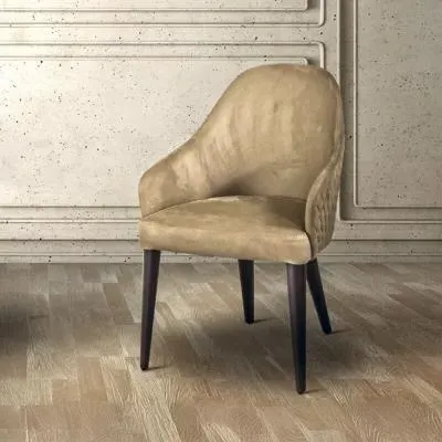 Linda Leather Dining Armchair image