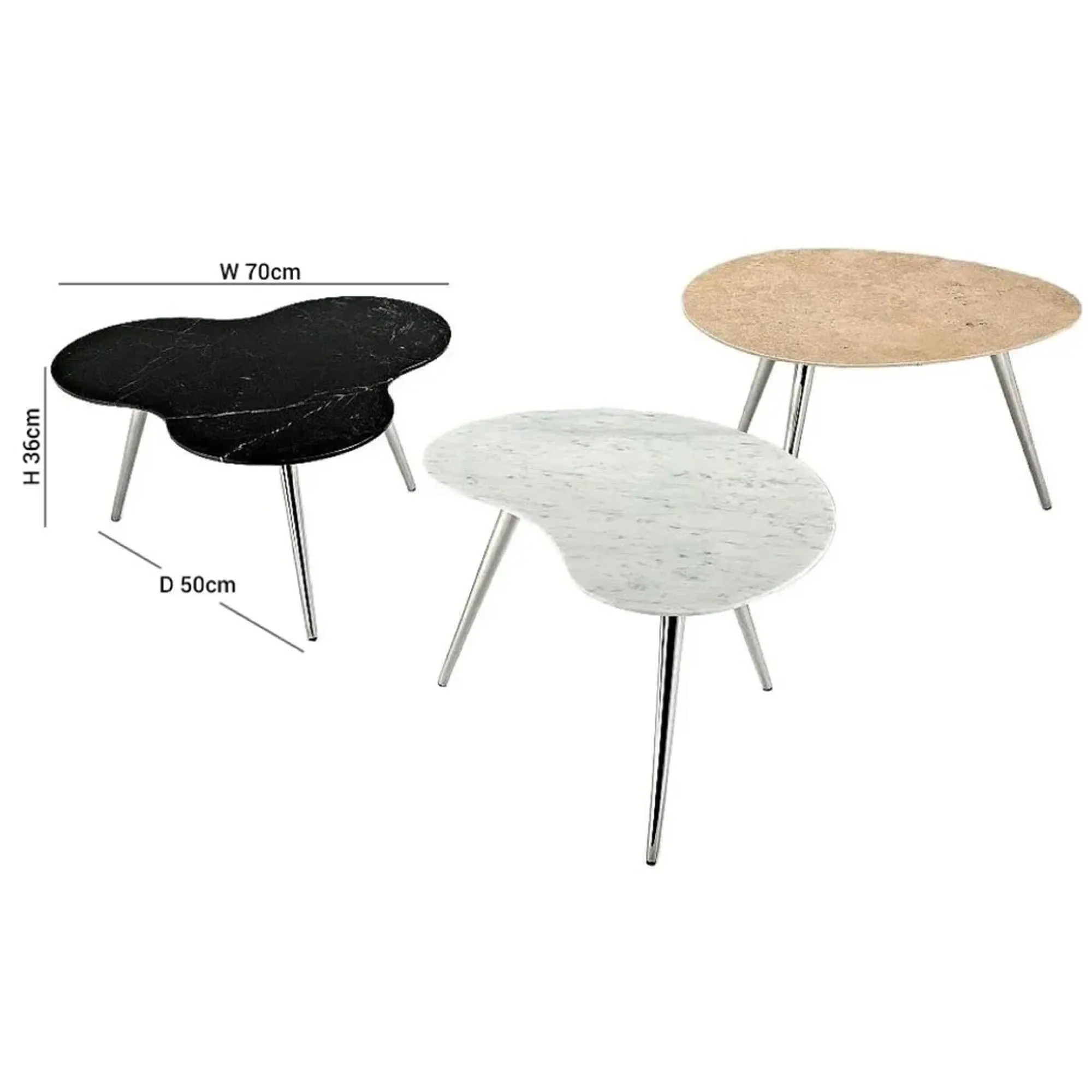 Livia Occasional Table - Marble