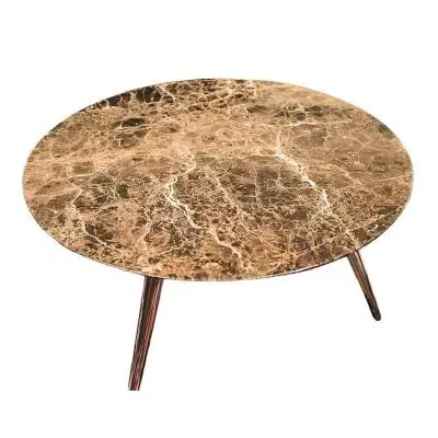 Livia Round Coffee Table - Marble
