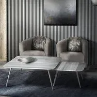 Livia Square Coffee Table - Marble