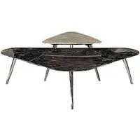 Livia Triangle Coffee Table - Marble