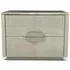 Marylin 2 Drawer Bedside Table - Marble