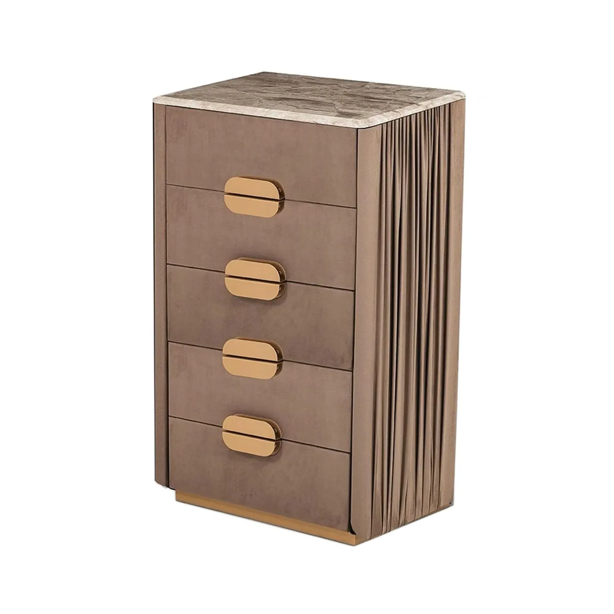 Marylin 6 Drawer Wide Chest - Marble