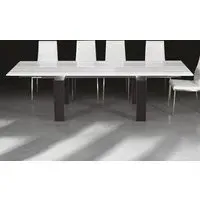 Milano 6-Seater Extendable Dining Table - Marble, Wood