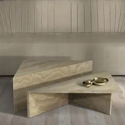 Miro Triangle Occasional Table - Marble image