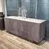 Opera 4 Door Large Sideboard - Marble, Wood