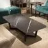 Oscar Coffee Table with Metal Base - Marble